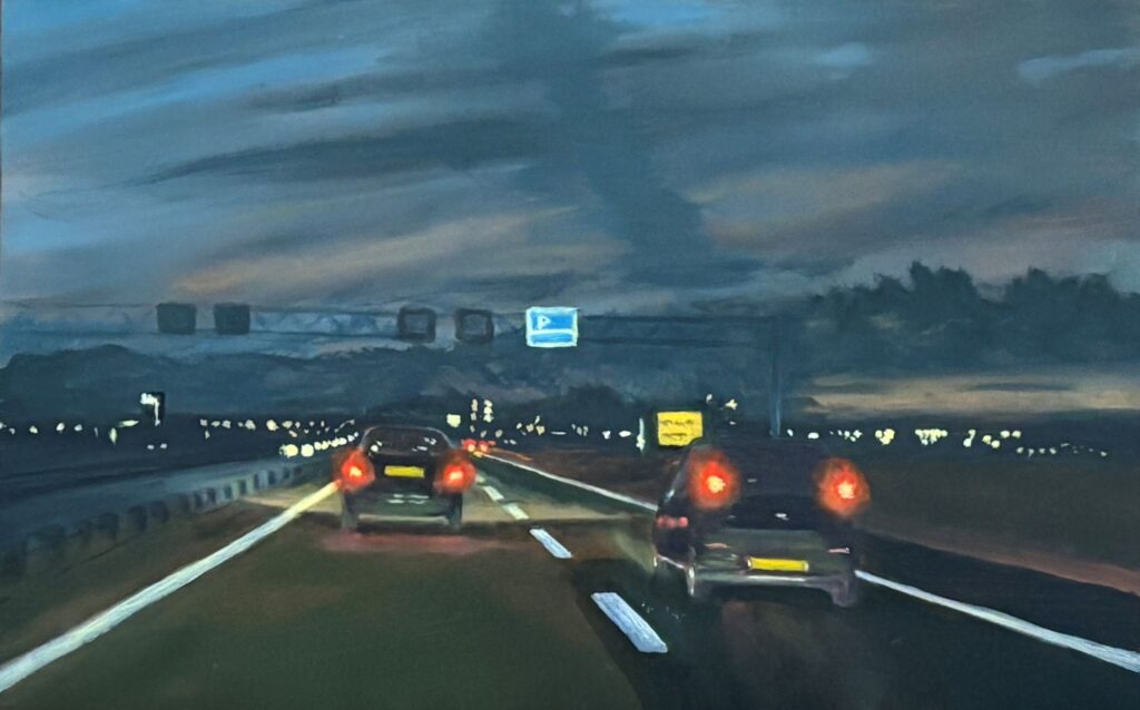 Autos die op de snelweg A12 rijden door Laura Baten
