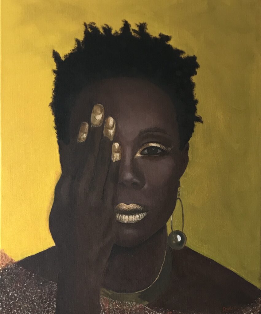 Afrikaanse vrouw portret door Laura Baten